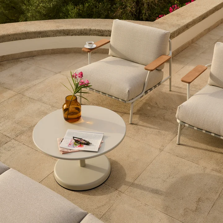 Muuto - Settle Outdoor Lounge Chair, grau