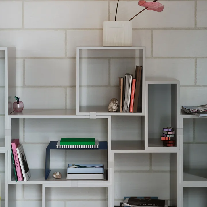Muuto - Stacked Regalsystem - hellgrau