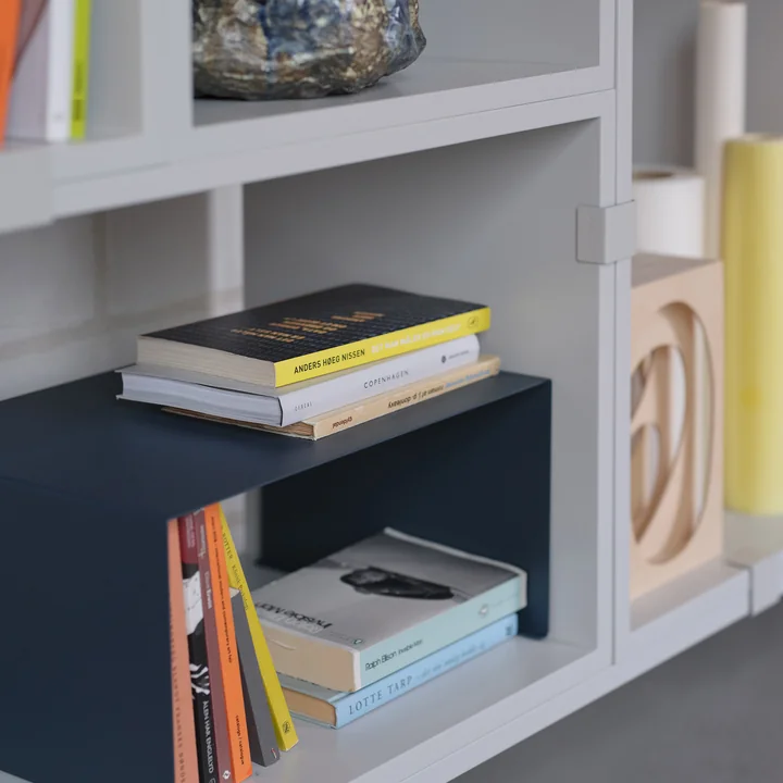 Muuto - Stacked Regalsystem - hellgrau