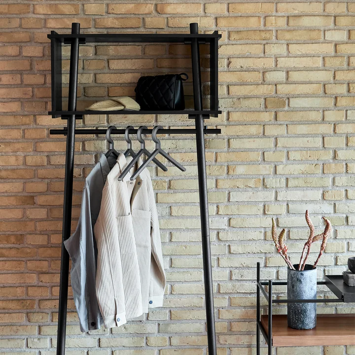 Woud - Illusion Hanger (3er-Set), schwarz