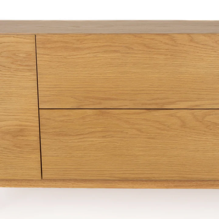 Zuiver - High On Wood Cabinet, Eiche, 2 Schubladen, 2 Türen