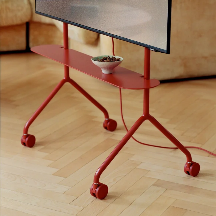 Pedestal - Shelf, burnin' red