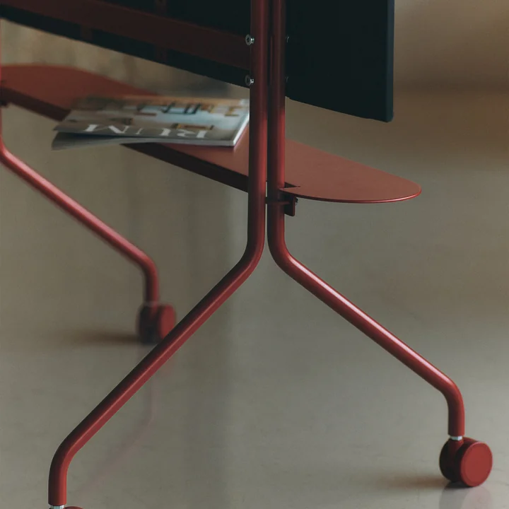 Pedestal - Shelf, burnin' red