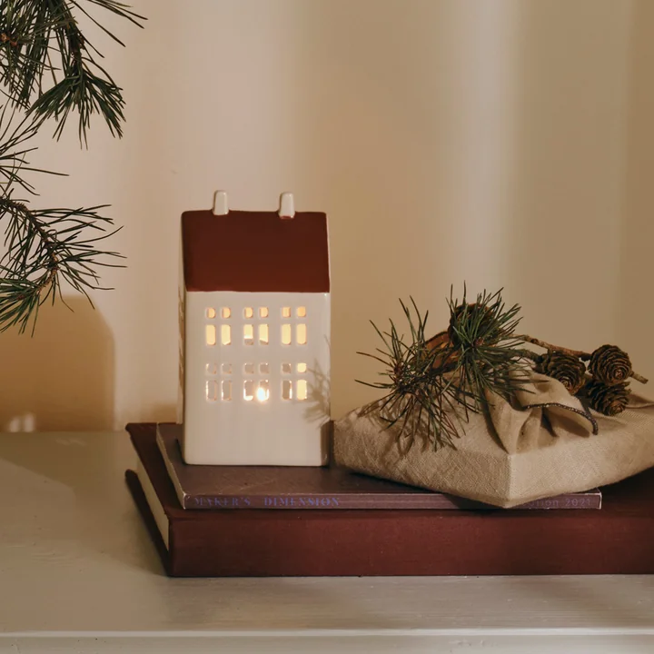 Broste Copenhagen - Bo Dekohaus, smoked paprika / light beige