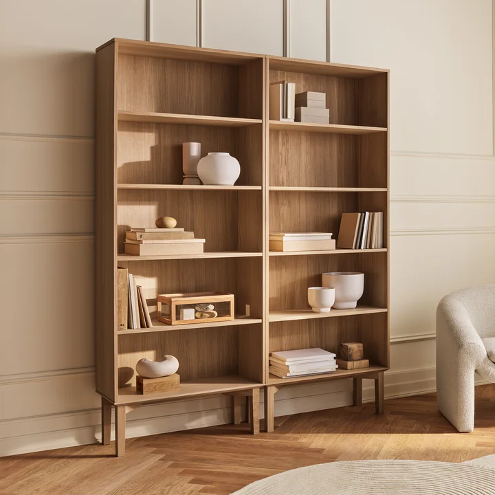 Bolia - Silent Bücherregal, Eiche geölt