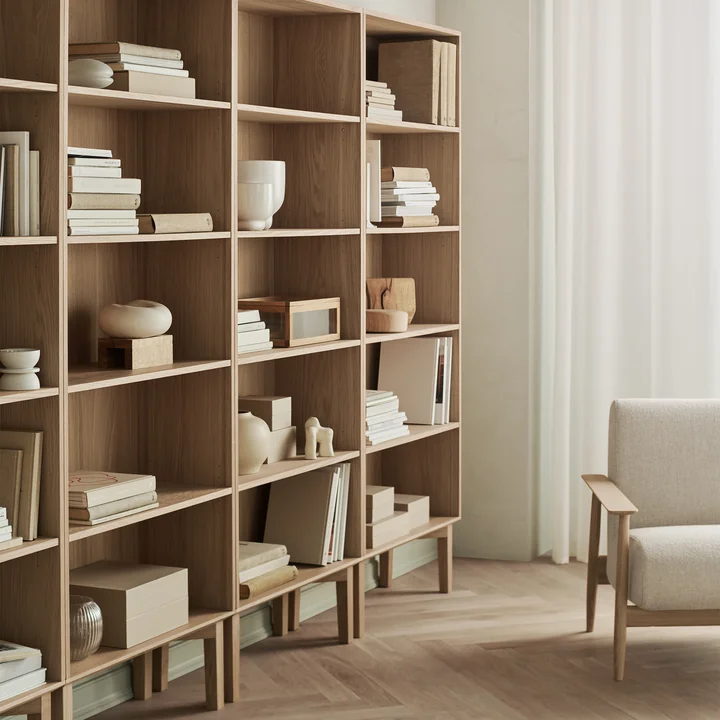 Bolia - Silent Bücherregal, Eiche geölt