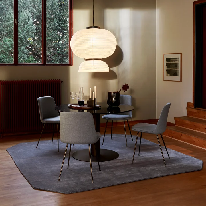 &Tradition - The Moor Teppich AP8, 300 x 300 cm, grey blue thunder