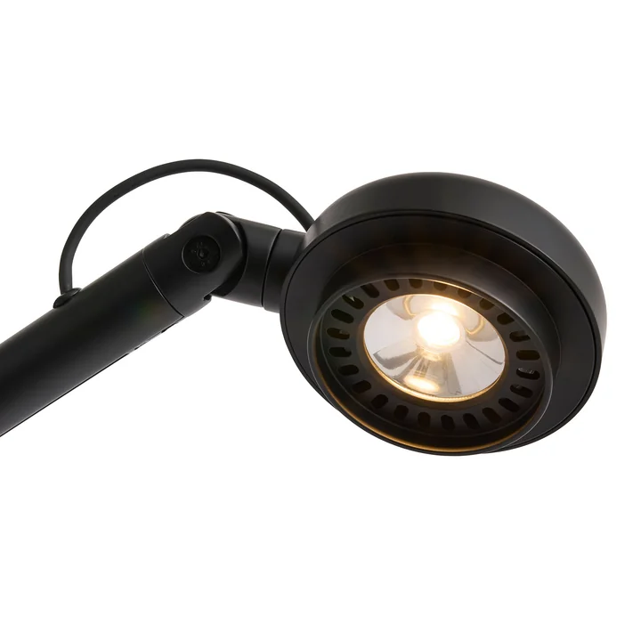 HAY - Fifty-Fifty Schreibtischleuchte, soft black