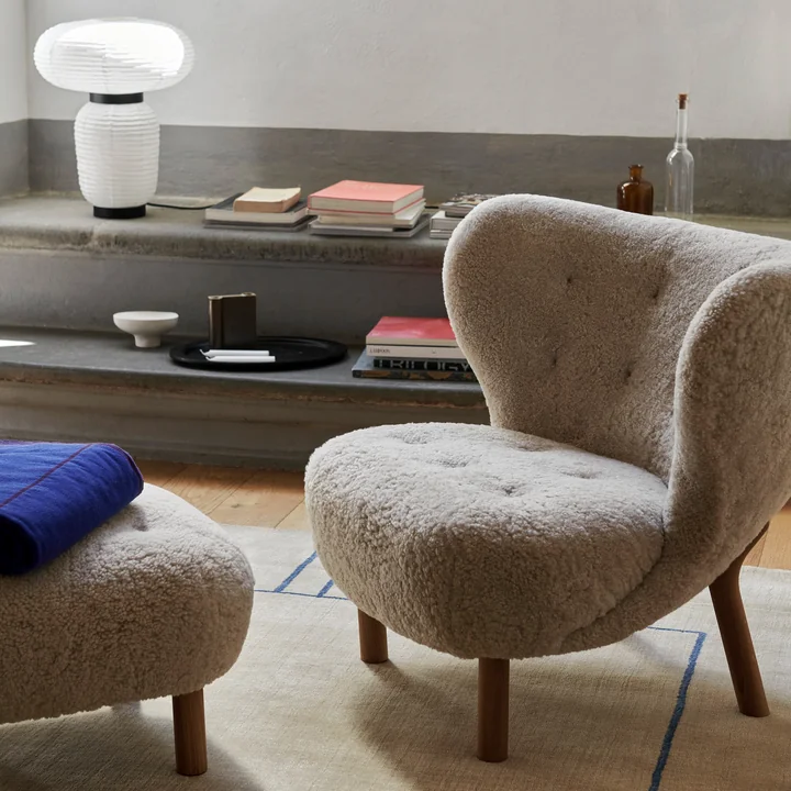 &Tradition - Pouf ATD1 für Little Petra Sessel