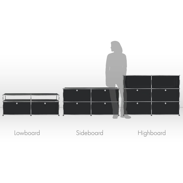 USM Haller - Lowboard, Sideboard oder Highboard