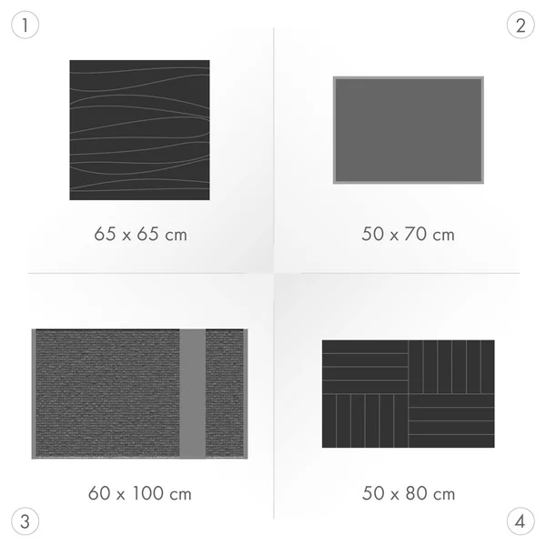 Badezimmermatten: die richtige Größe