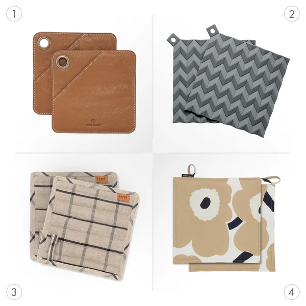 Ofenhandschuhe und Topflappen – Material