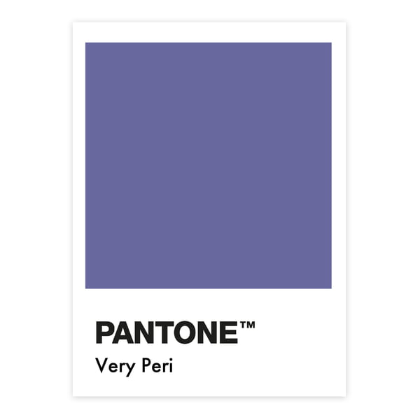Pantone Farbkarte Very Peri
