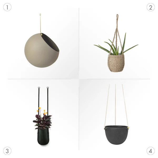 Blumenampel Materialübersicht