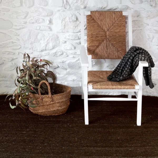 Naturbelassener Teppich aus Jute