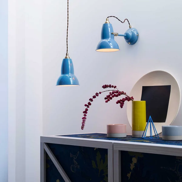 Original 1227 Messing Pendelleuchte von Anglepoise