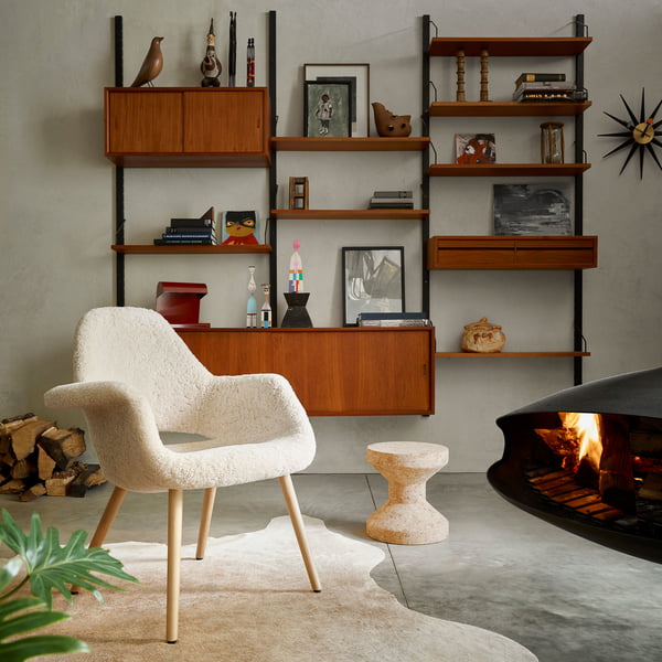 Lampe de Bureau Tischleuchte und Organic Stuhl von Vitra