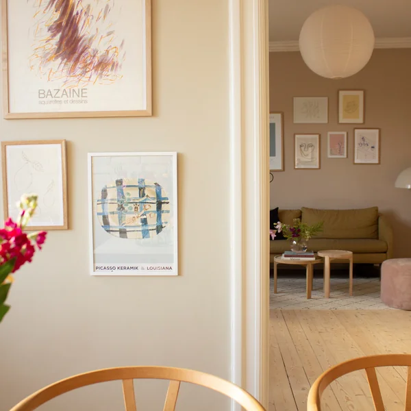 artvoll - One Line Face Poster, Esszimmer