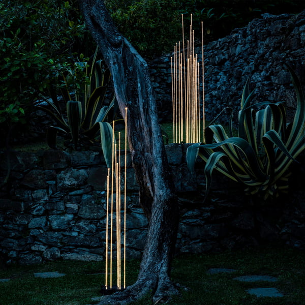 Reeds Outdoor LED-Stehleuchte, anthrazitgrau von Artemide