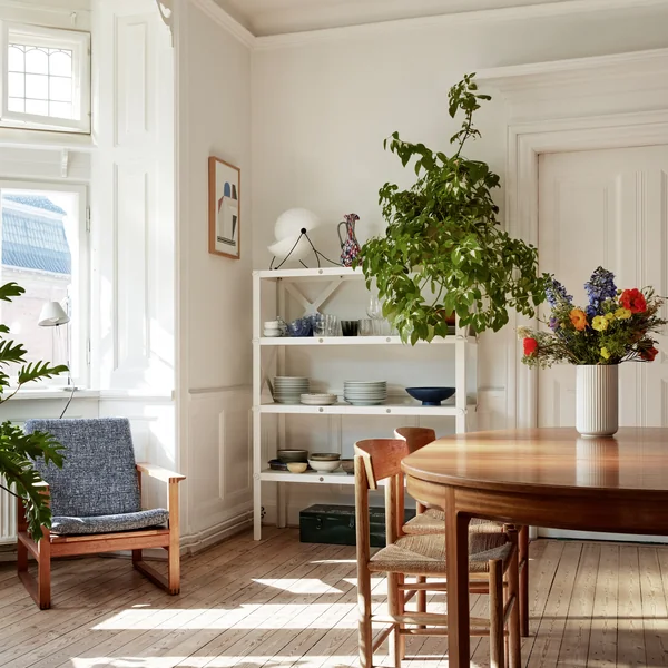 Lyngby Porcelæn - Lyngbyvase, geriffelt