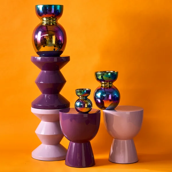 POLSPOTTEN - Boolb Vase, mehrfarbig - Tip Tap Hocker