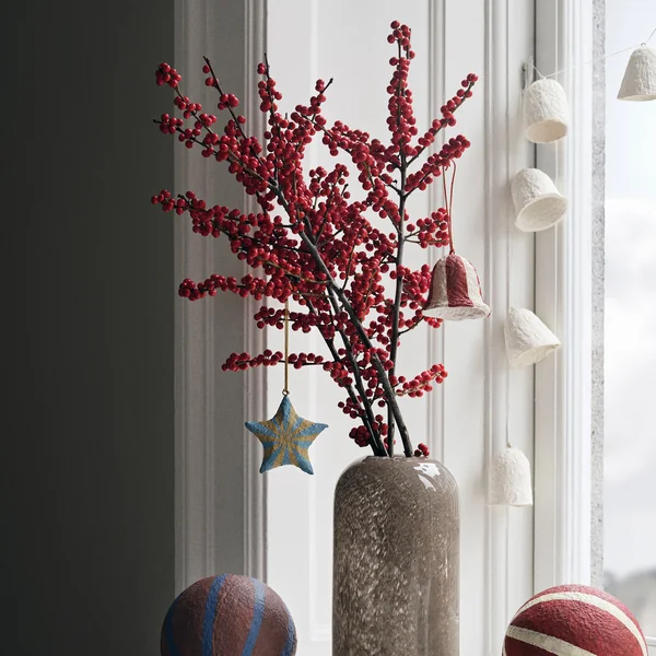 Christmas Pulp Glocken-Girlande von Broste Copenhagen