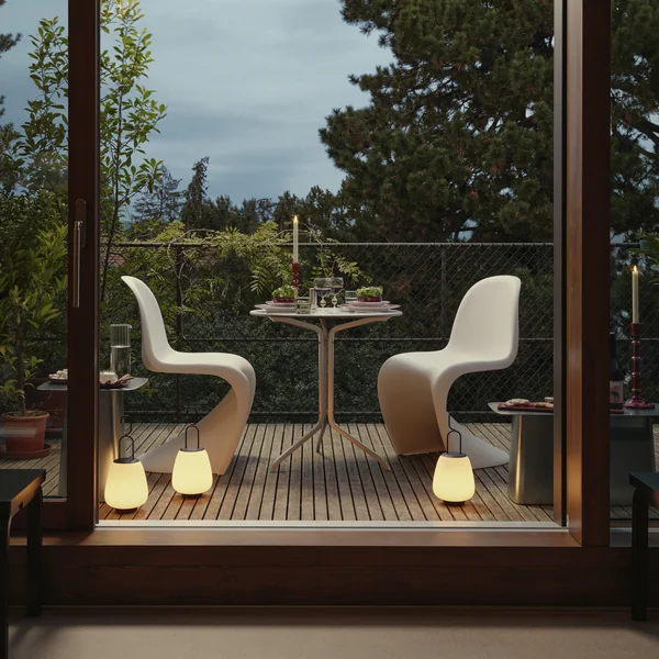 Vitra - Panton Chair & Metal Side Table