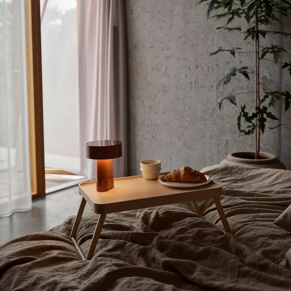 Zone Denmark - Oblong LED Akku-Leuchte, maple