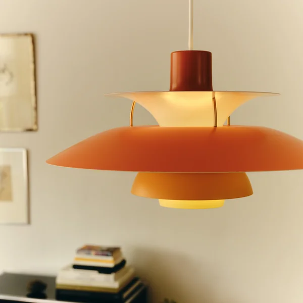Louis Poulsen - PH 5 Pendelleuchte, hues of orange