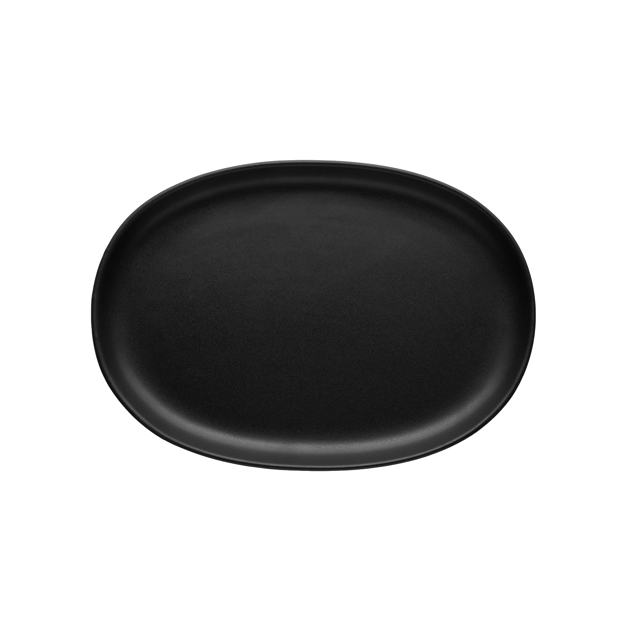 eva solo - plat de service ovale nordic kitchen 26cm - noir/lxlxh 26x18,5x2,3cm/lavable au lave-vaisselle
