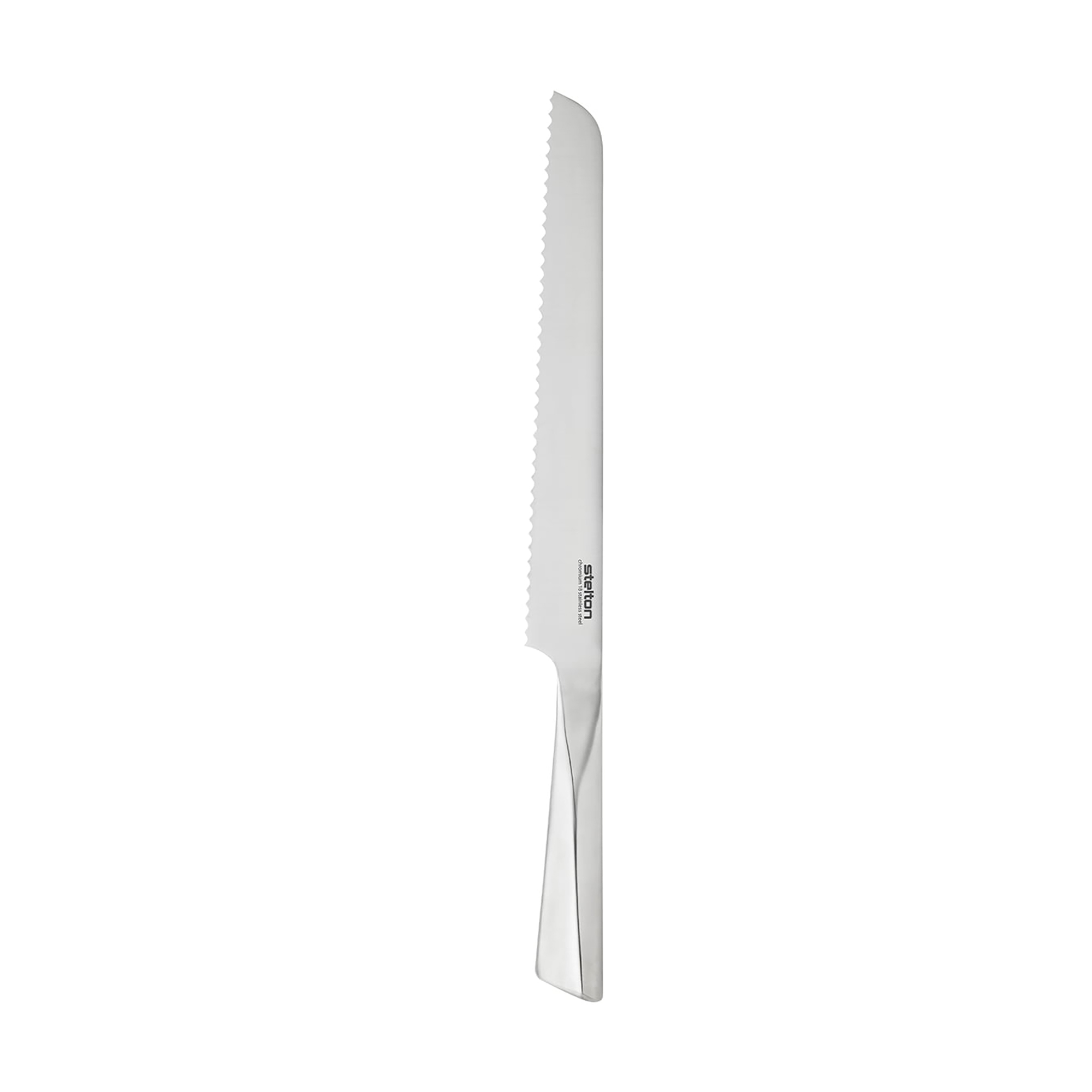 stelton - couteau à pain trigono - acier inoxydable/lxpxh 38,5x2,9x3,4cm
