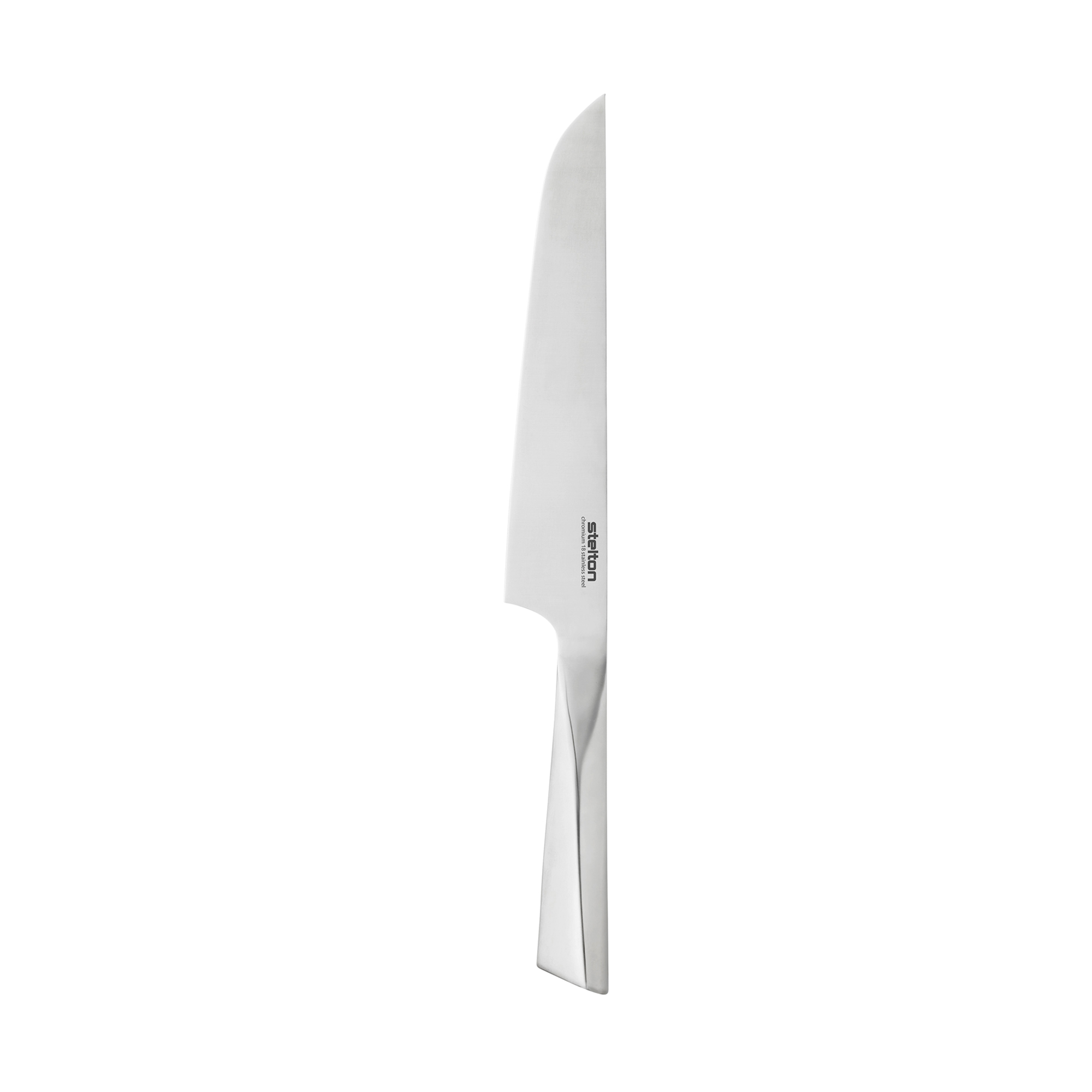 stelton - couteau de chef trigono - acier inoxydable/lxpxh 34,5x2,9x4,1cm