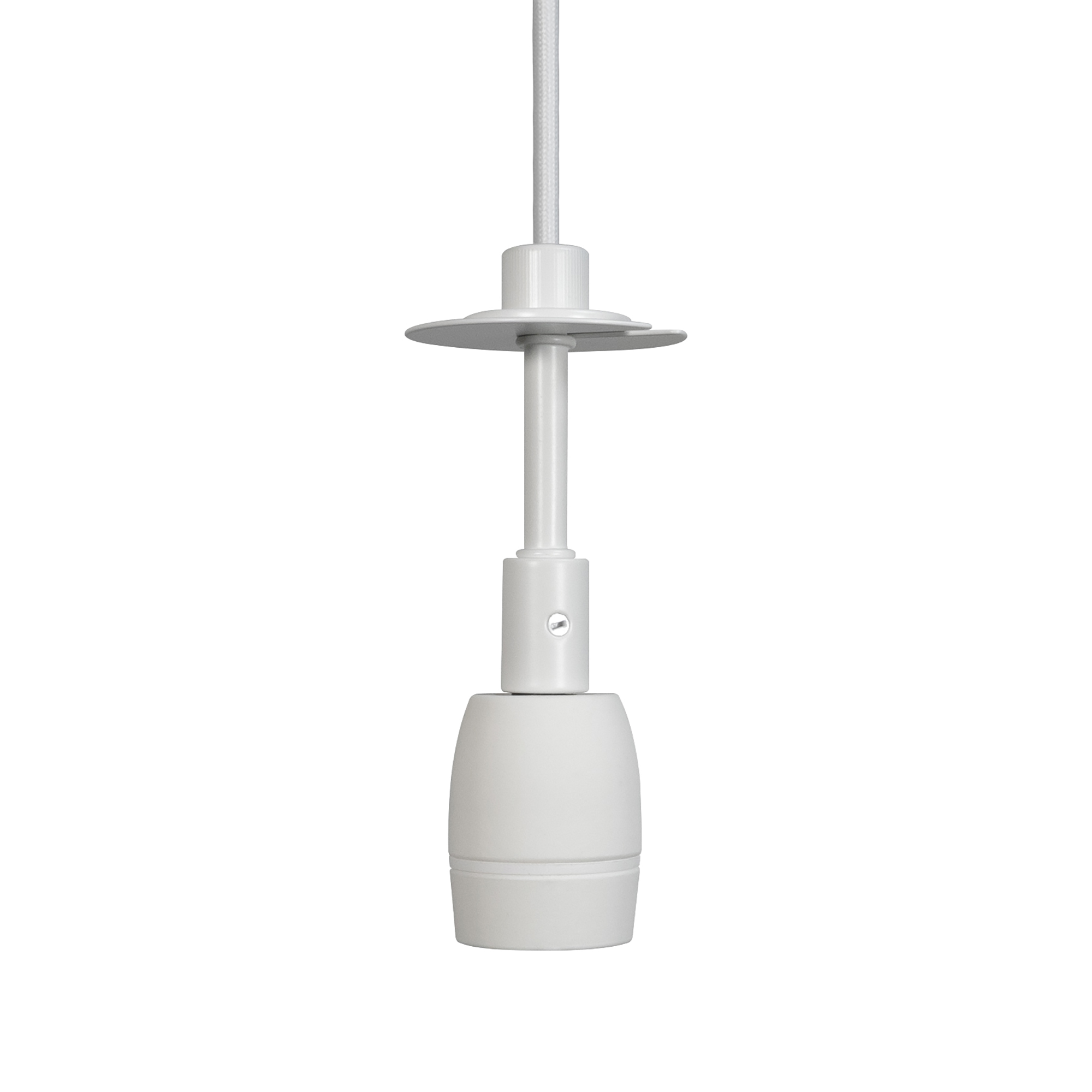 Collection - Lamp hanglamp met kap - wit /l x  300x10cm/E27/60W/220-240V 50/60Hz