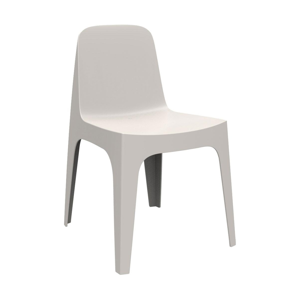 vondom - chaise solid - ecru/lxhxp 49x80x53cm