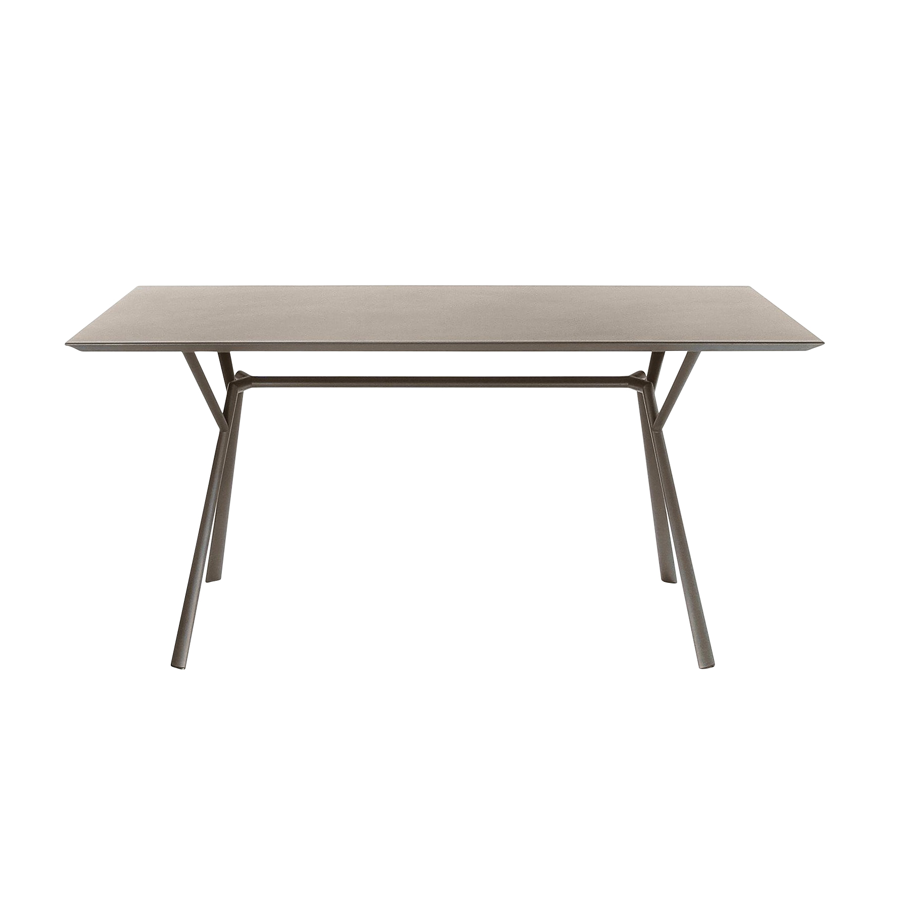 Fast - Radice Quadra Outdoor - Table - taupe/LxPxH 150x90x74cm/structure taupe