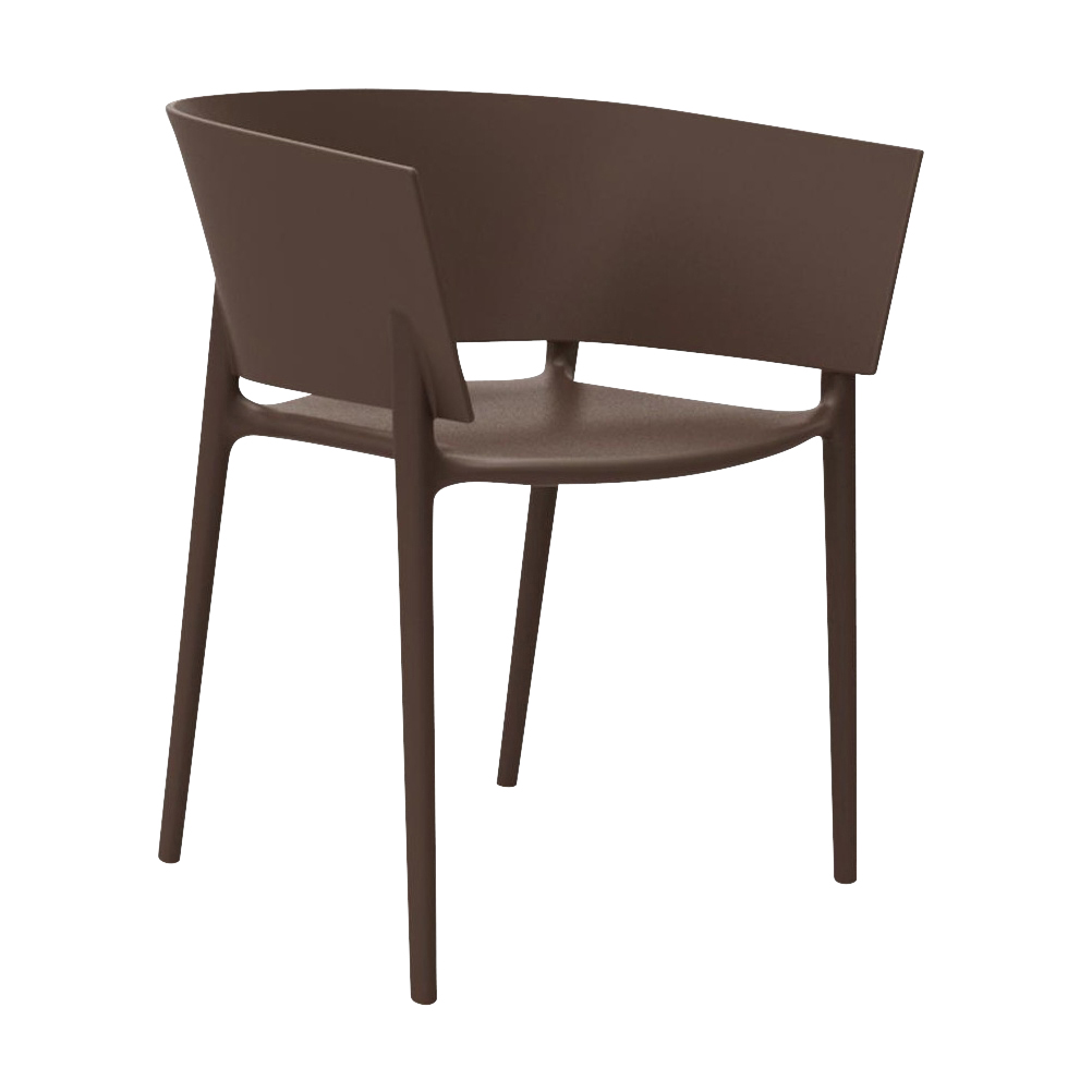 vondom - fauteuil africa - bronze/mat/lxhxp 58x75x53cm