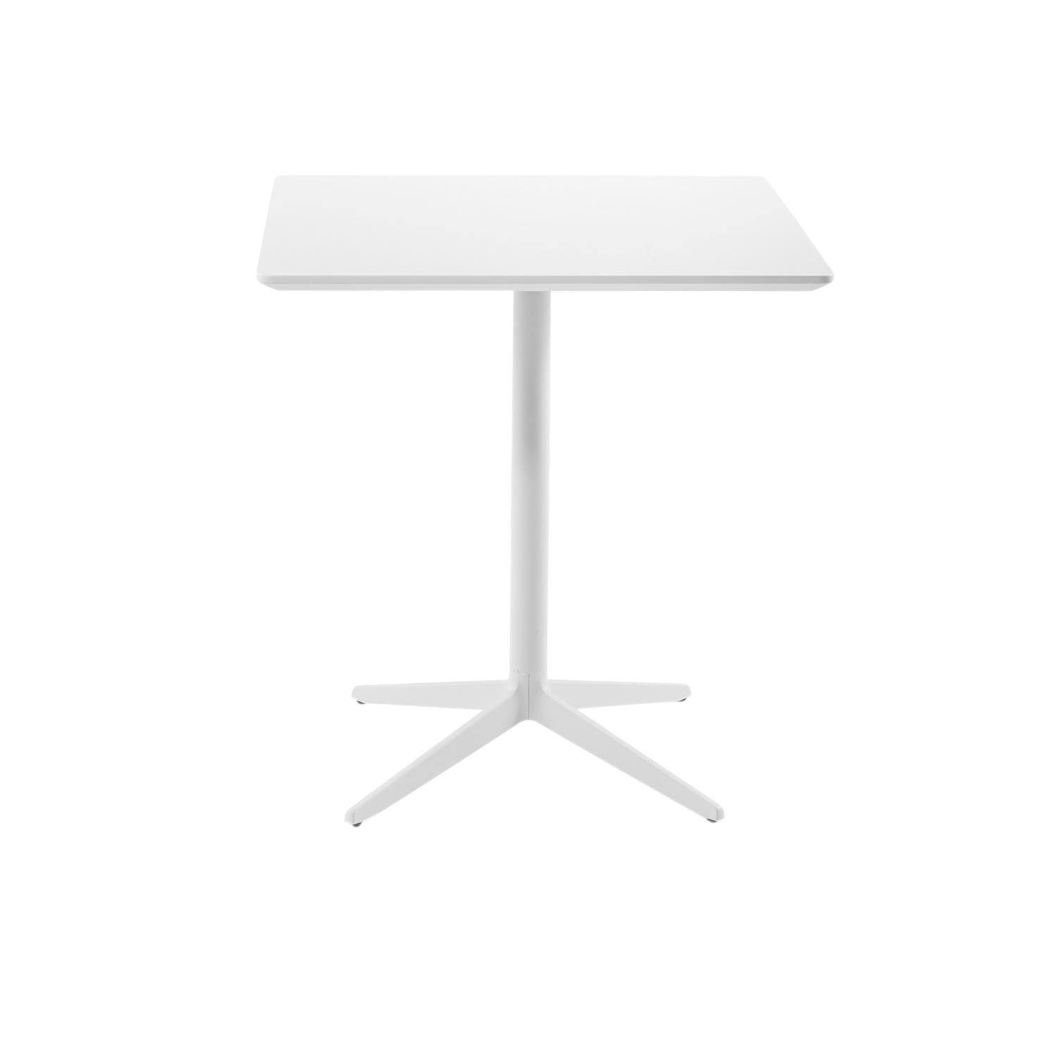 Plank - Mister X Dining Table 70x70cm - wei/MDF/H: 73-74,5cm/verrstellbare Gleiter