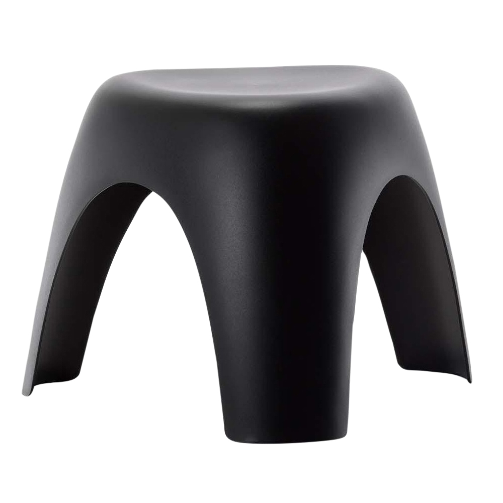 vitra - elephant stool - tabouret/table d'appoint - noir/h: 37cm