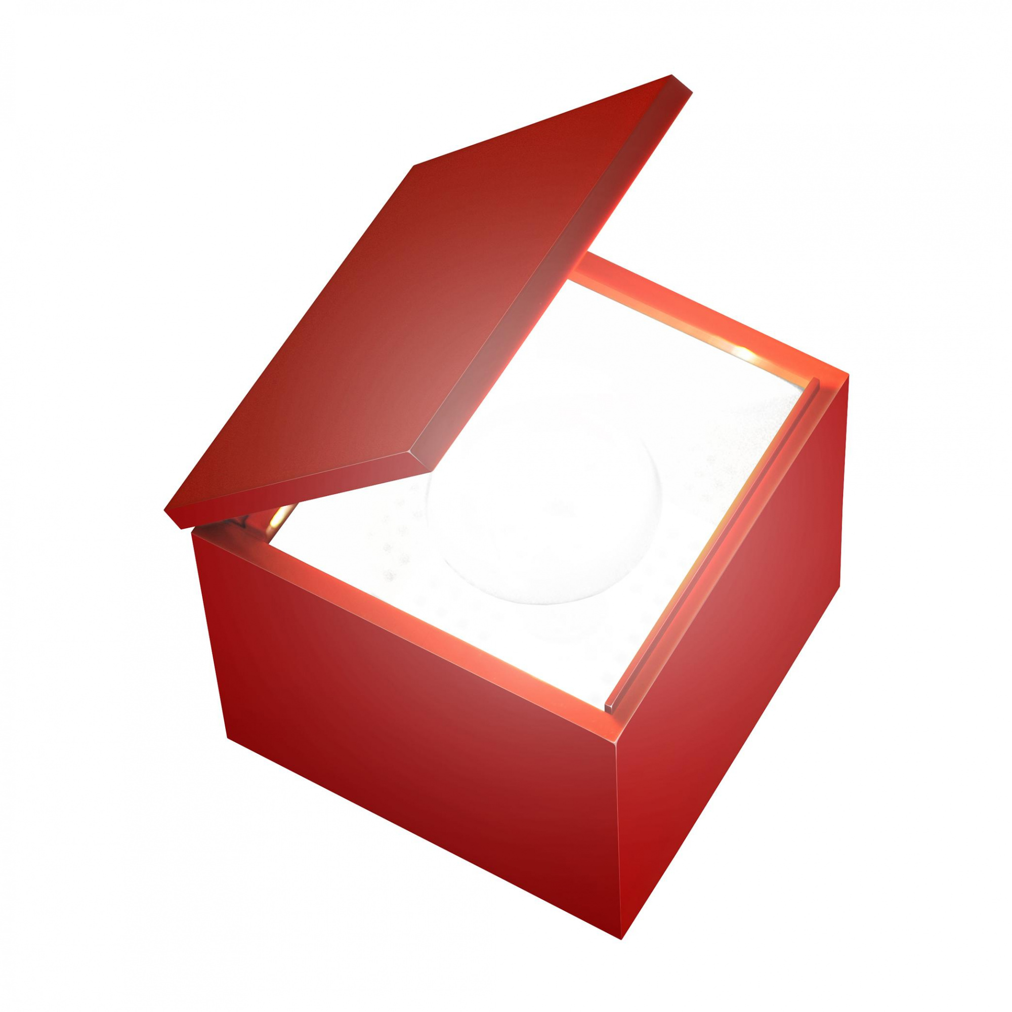 cini & nils - lampe de chevet cuboluce - rouge/lxpxh 10x10x11cm/1x led e14 3w 260lm 2700k