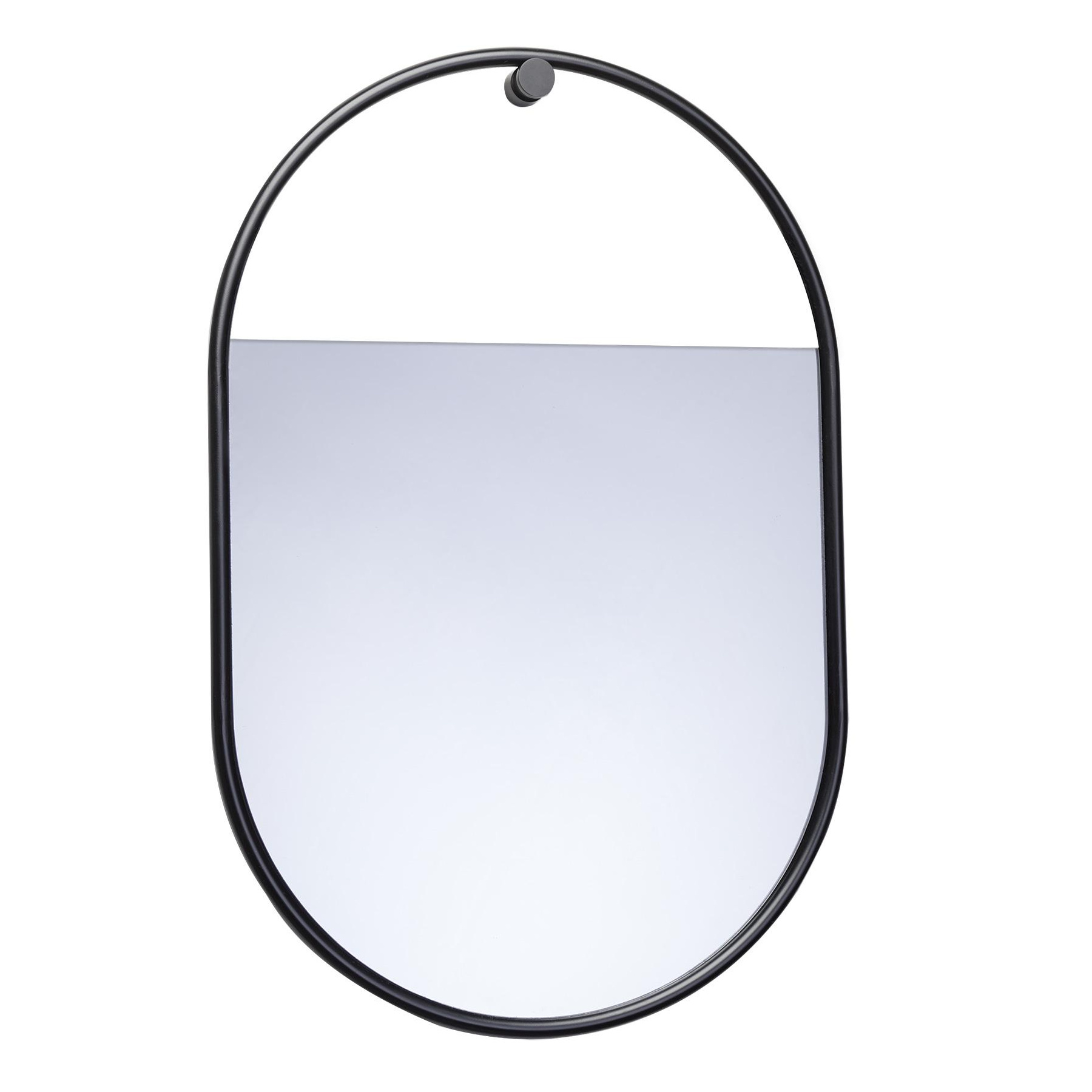 Northern - Peek Mirror Oval S - schwarz/BxH 40x60cm