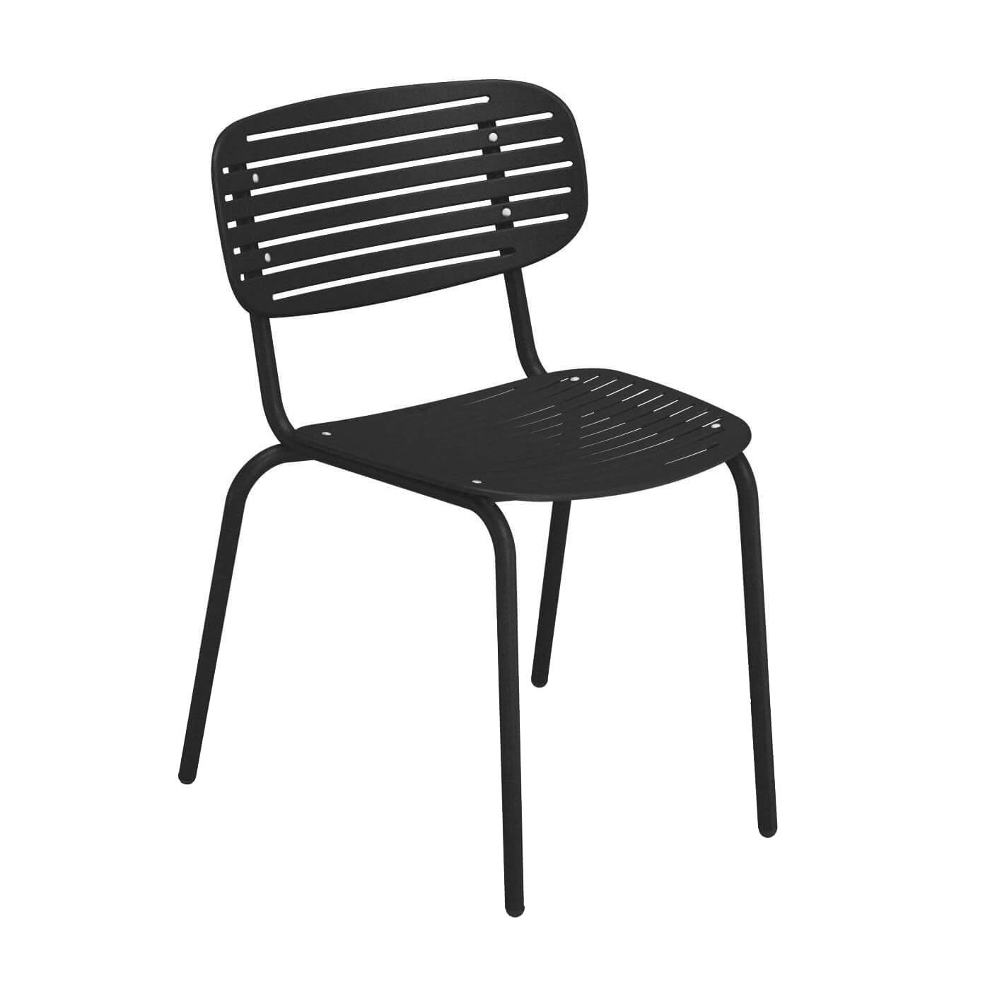 emu - Mom Garden Chair - schwarz/pulverbeschichtet/BxHxT 53x76x56cm
