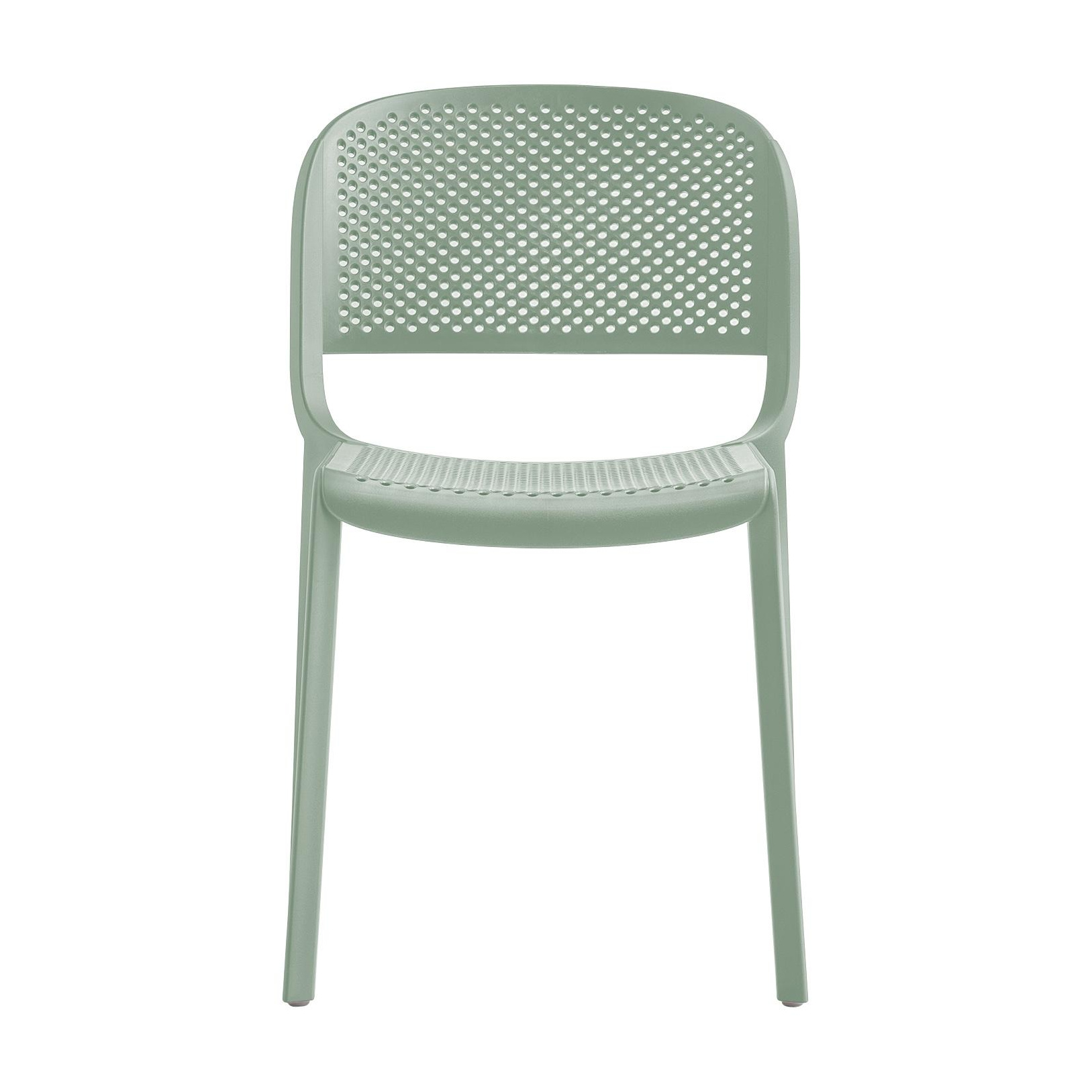 pedrali - chaise de jardin dome 261 - vert clair/hxlxp 81x52x53cm