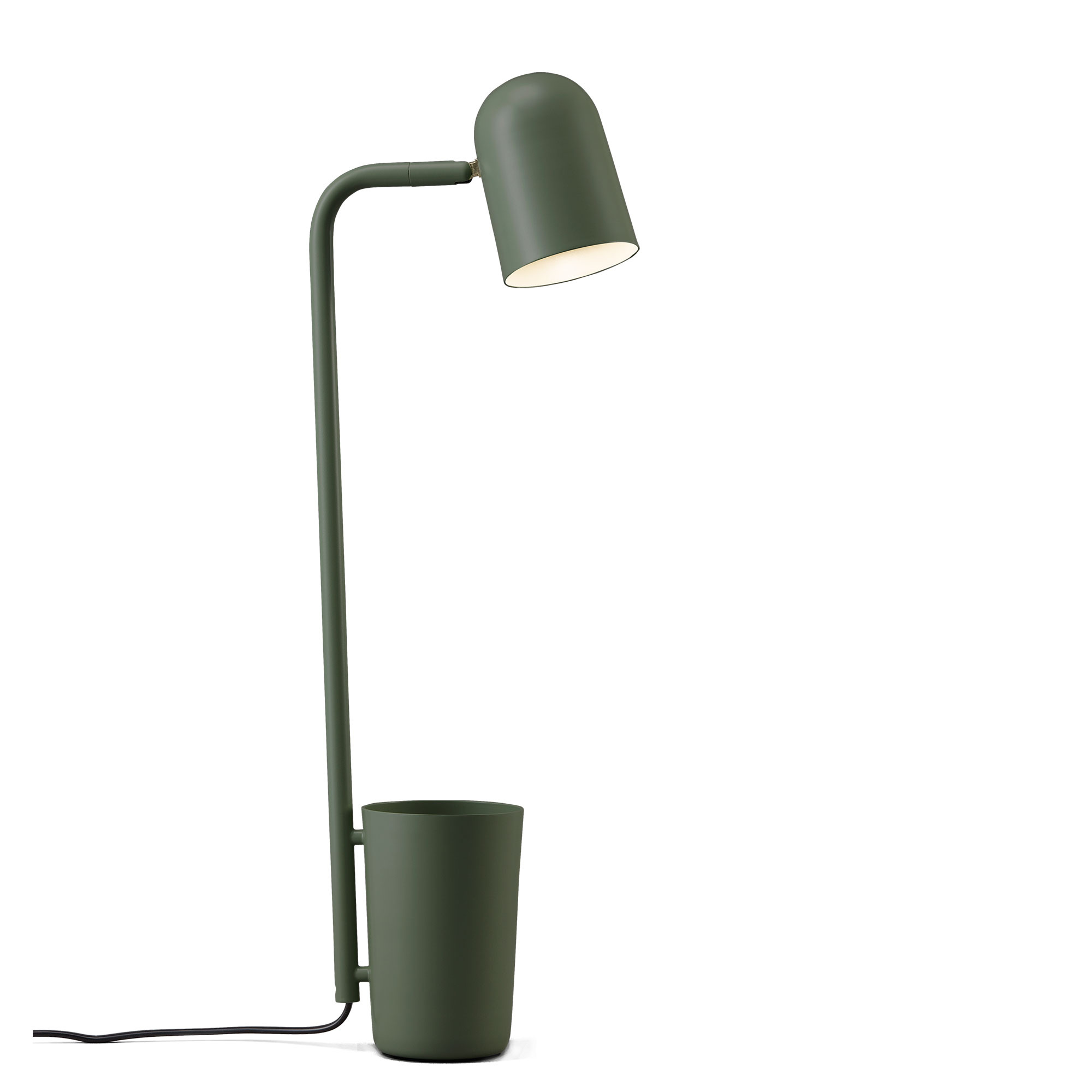 Northern - Lampe de table Buddy - vert fonc/PxHxP 8,5x49x16cm/cble noir