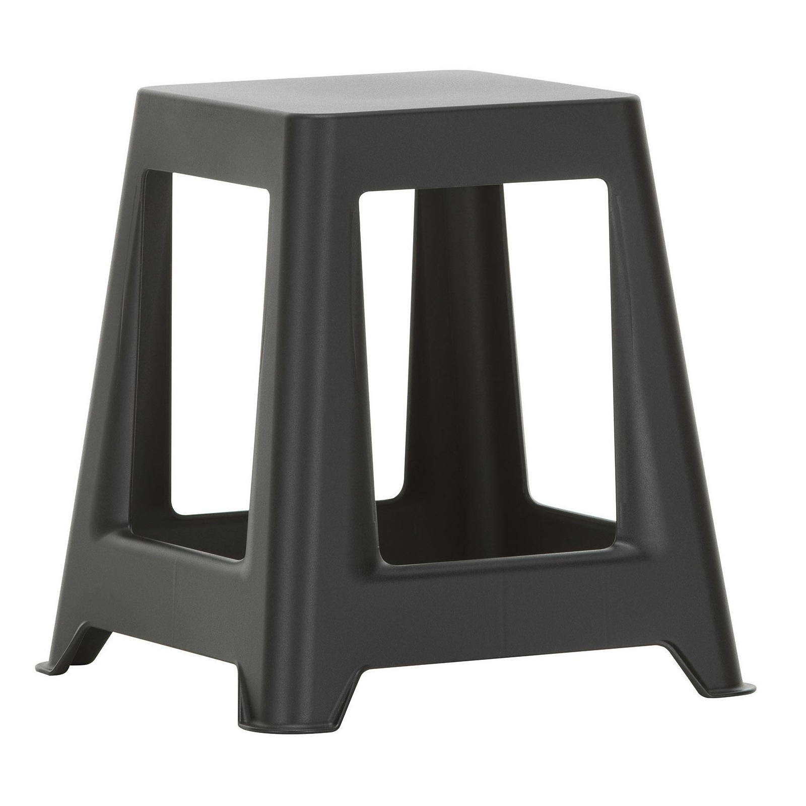 vitra - tabouret / table d'appoint chap - basic dark/lxlxh 43x43x45,5cm