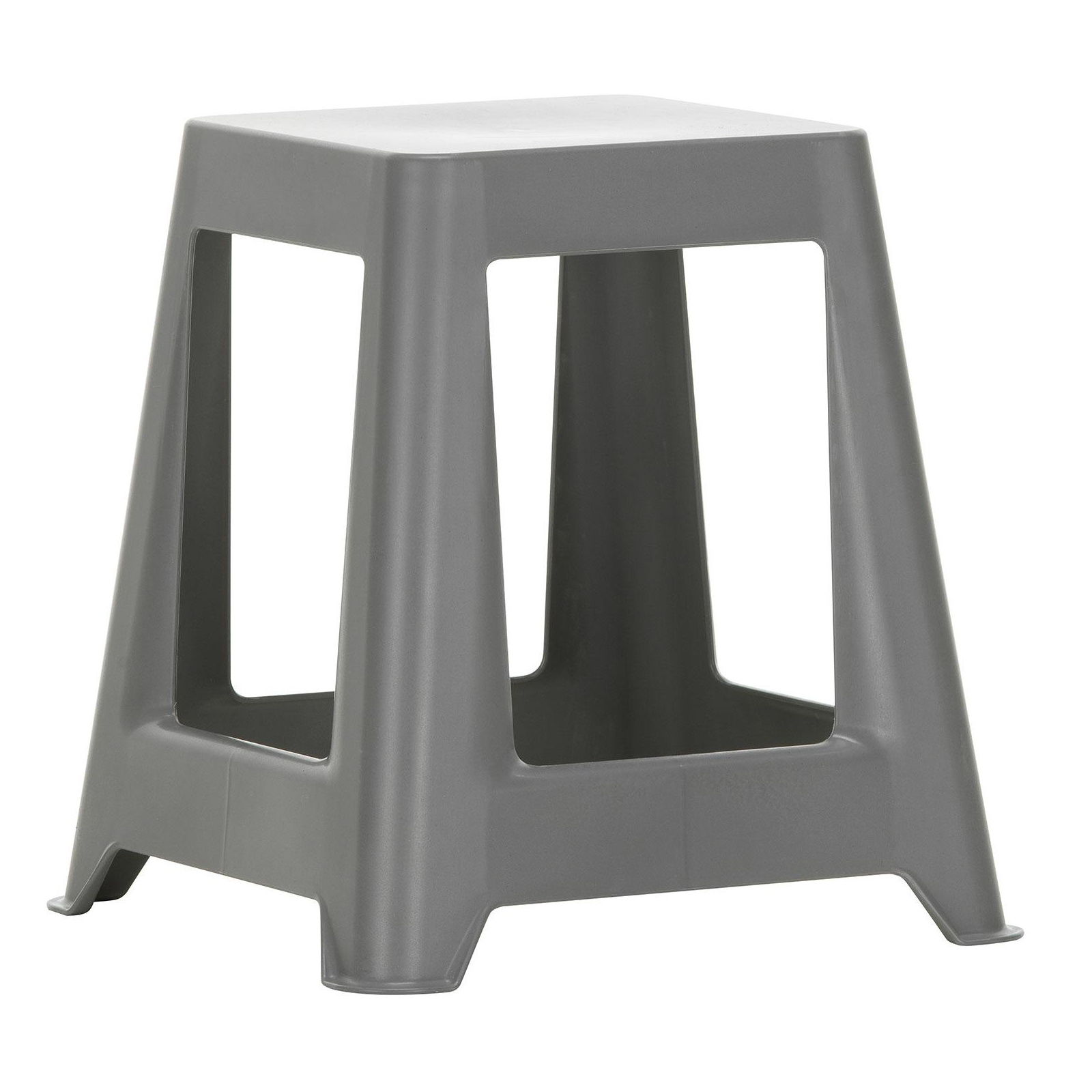 vitra - tabouret / table d'appoint chap - gris foncé/lxlxh 43x43x45,5cm